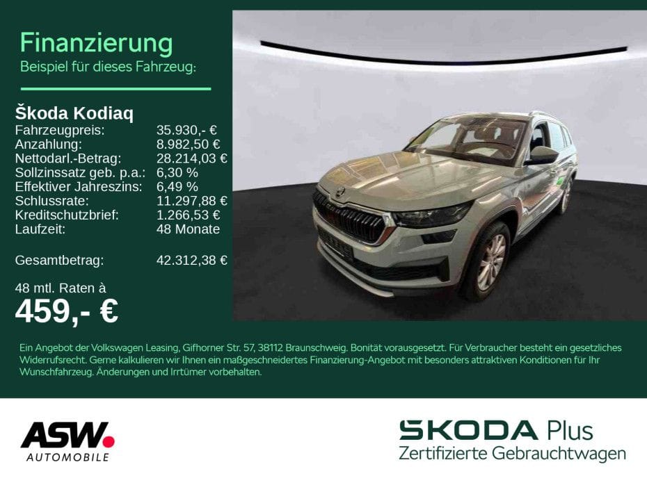 Skoda Kodiaq Style 2.0TSI 4x4 DSG 2023