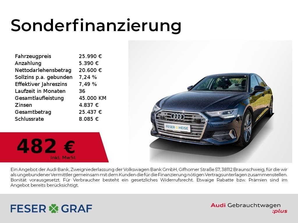 Audi A6 Lim. 40 TFSI Tourpaket 2022
