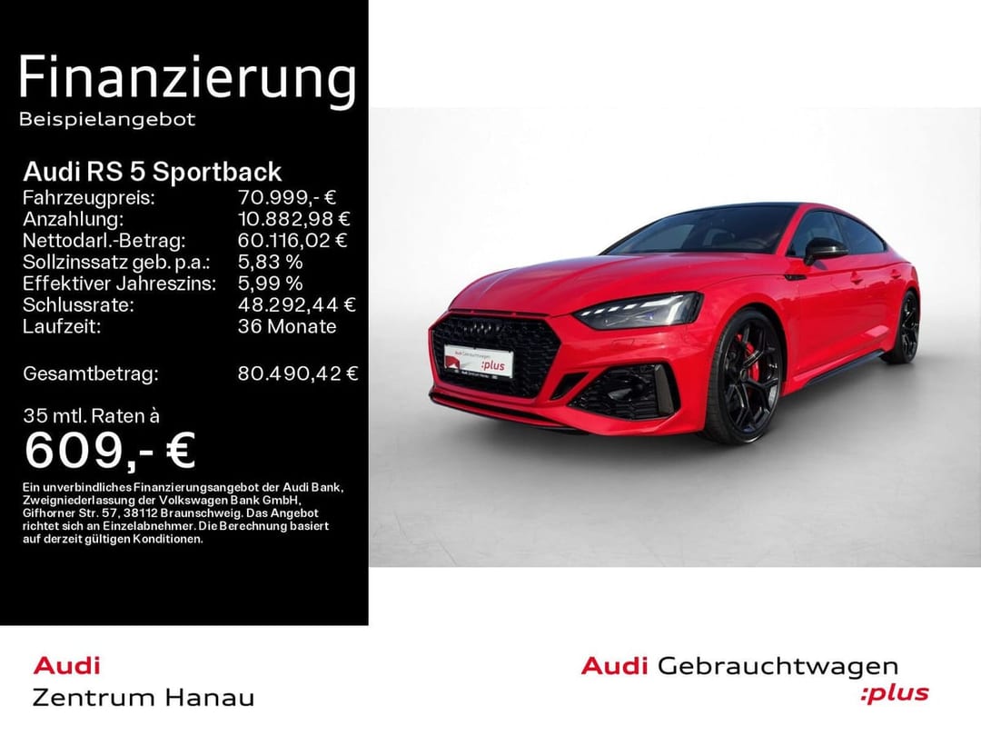 Audi RS5 Sportback COMPETITION 2023