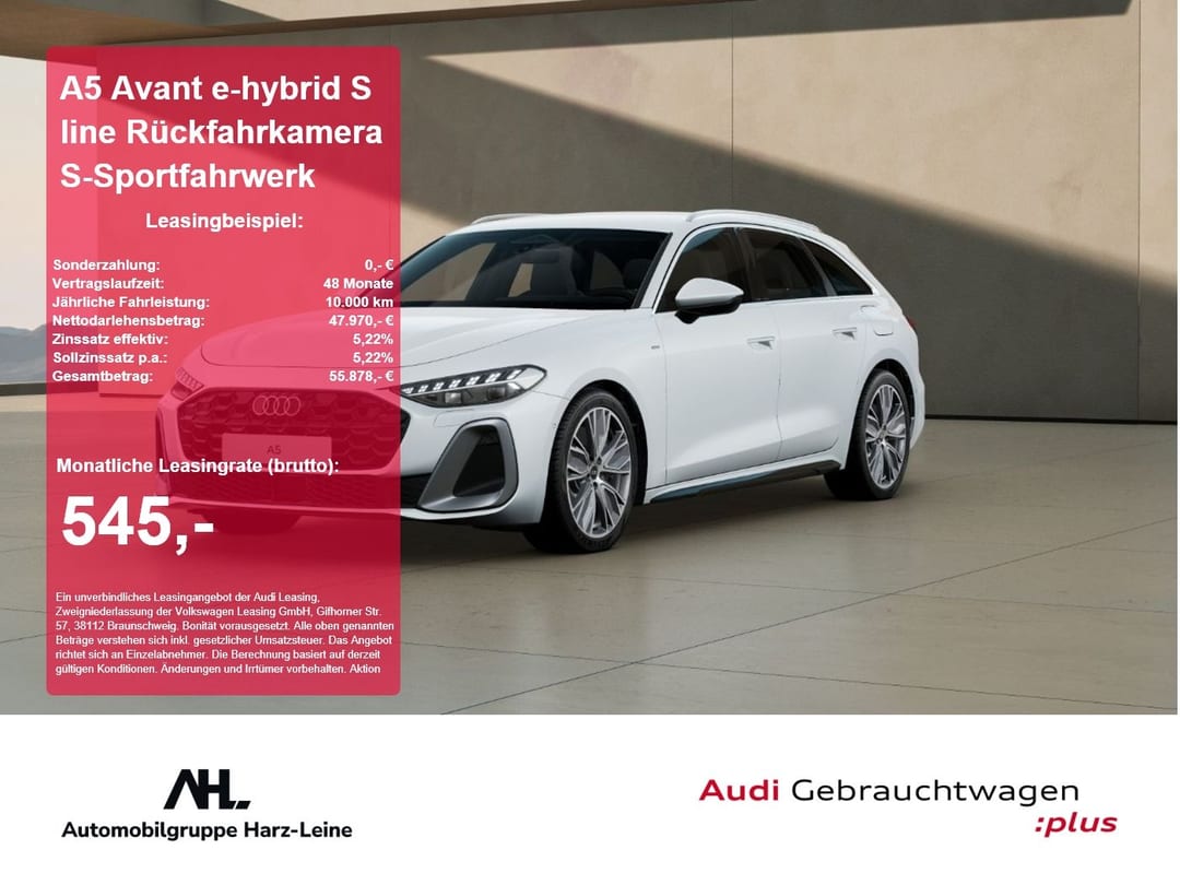 Audi A5 Avant e-hybrid S line 2025