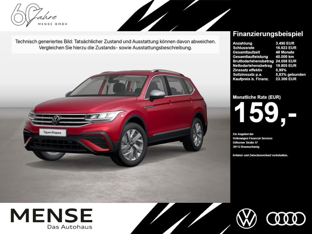 Volkswagen Tiguan Allspace 2.0 TDI DSG Life 2022
