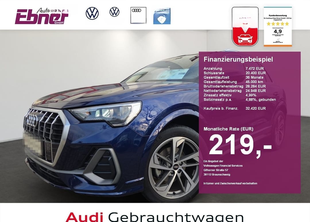 Audi Q3 S-LINE 35TFSI 2023