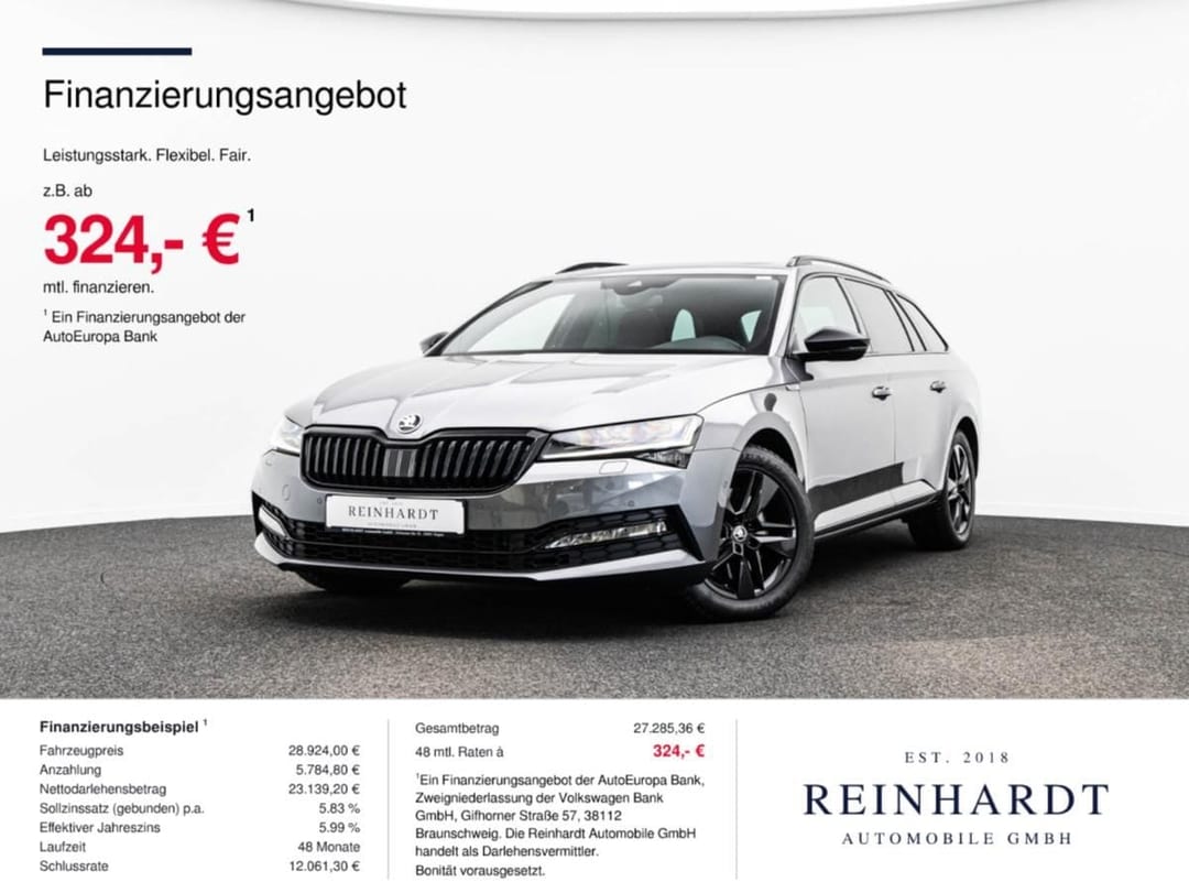 Skoda SUPERB 2.0TSi 4x4 SPORTLINE 2023