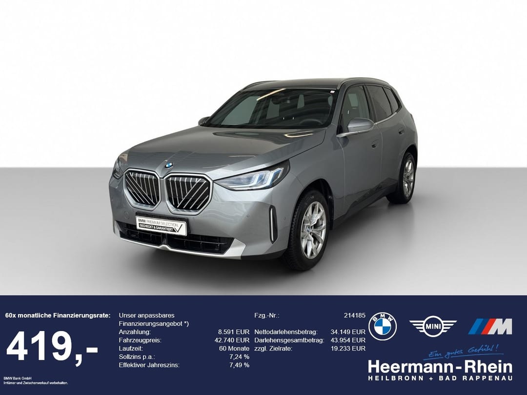 BMW X3 20dA xDrive 2025