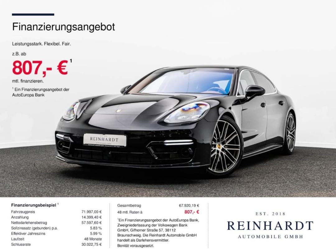 Porsche PANAMERA 4S EXECUTIVE 2018