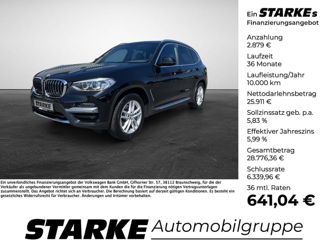 BMW X3 xDrive 20 i Luxury Line 2020
