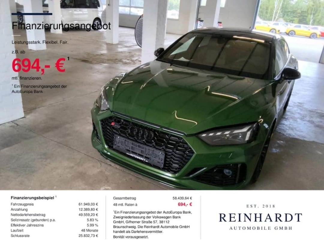Audi RS5 SPORTBACK BLACK 2021