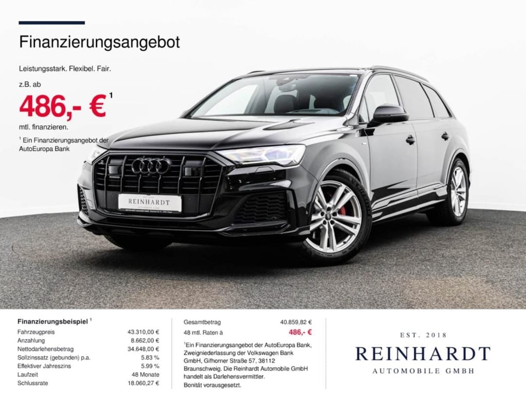 Audi Q7 55TFSi Q 2022