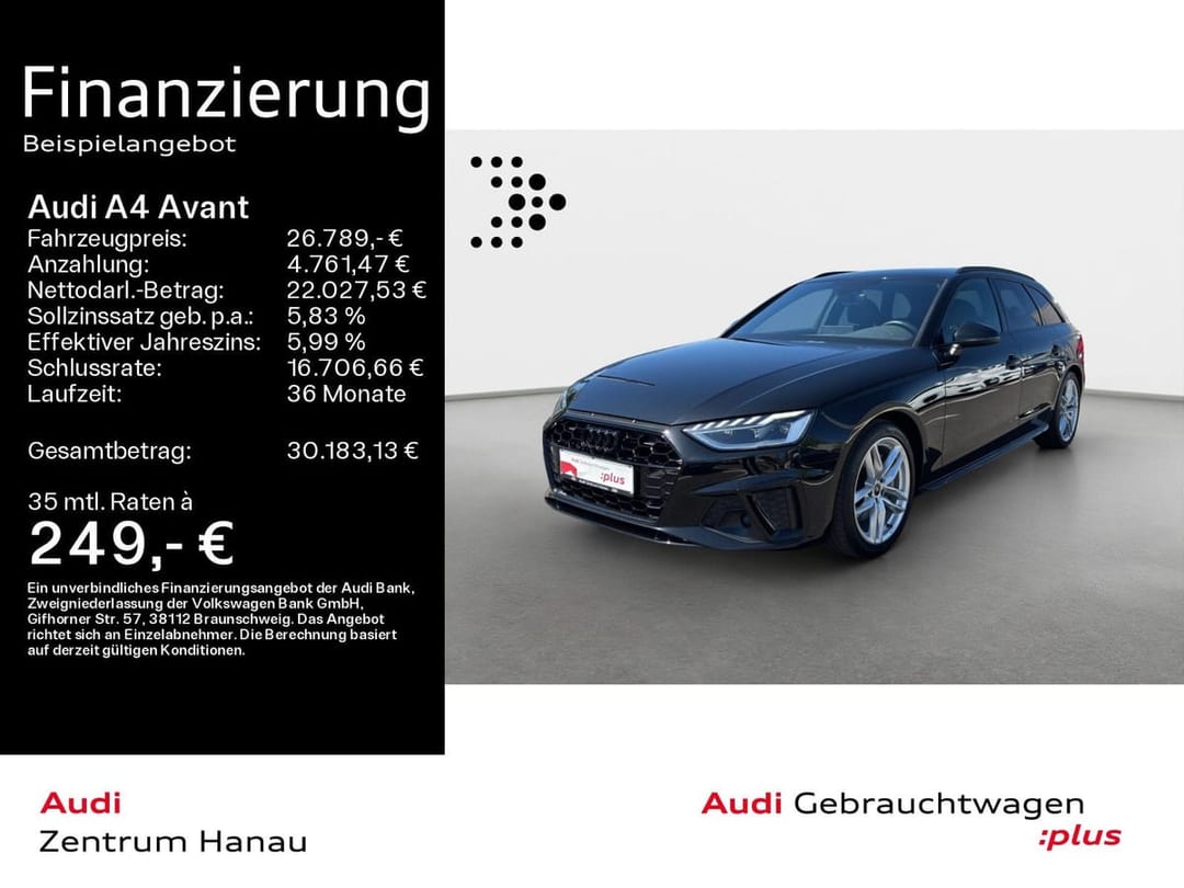 Audi A4 Avant 40 TFSI Stronic S 2023
