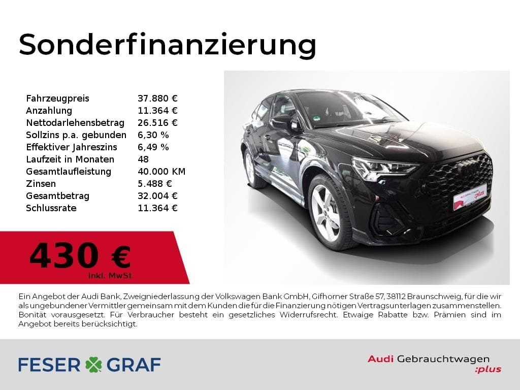 Audi Q3 Sportback 40 TFSI qu S 2023